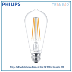 Bóng Ledbulb 8W ST64 Philips Dimmable 2700K E27