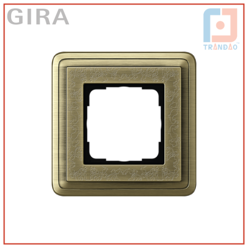 khung đơn gira classix art vàng đồng bronze 0211661