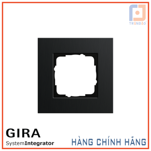 1-gang gira esprit black aluminium 0211126