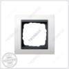khung đơn event gira trắng nhám pure white matt viền trong đen than kim anthracite 021107 trandaoco