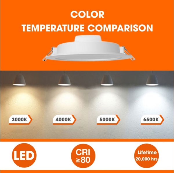 Đèn Led downlight âm trần 6W Eco Ledvance Osram - Hình ảnh 4