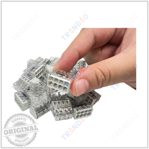 Đầu nối dây điện nhanh chóng, giúp tiết kiệm thời gian thi công