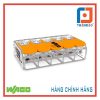 đầu đấu dây dạng khối 5 dây 41a 6.0mm2 wago 221-615