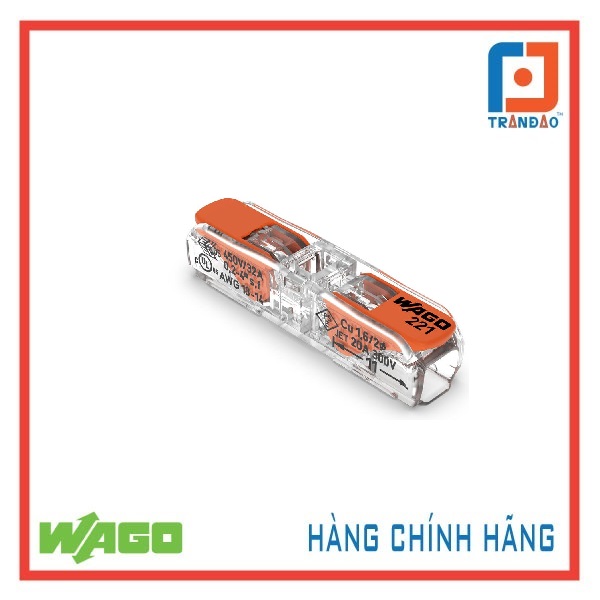 đầu nối dây 221-2411 Wago