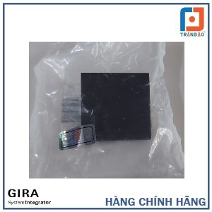 Nắp che công tắc đơn màu đen nhám Gira nhập khẩu Đức, an toàn, thẩm mỹ cao.