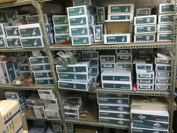 kho hàng thiết bị van vòi, đồng hồ nước sanwa thái lan chính hãng tại trandaosmart