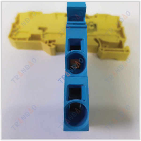 khối đấu nối thanh ray wago 2010-1304 sử dụng dây tối đa 10mm2